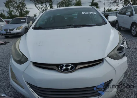 2014 Hyundai Elantra Se from USA, damaged, VIN 5NPDH4AEXEH502987